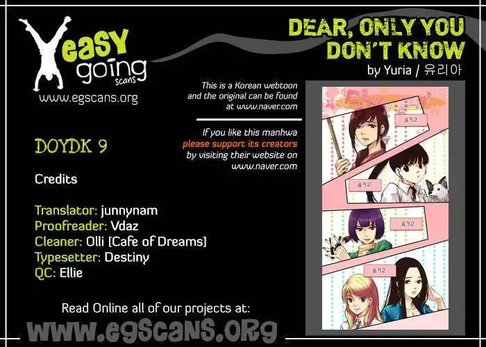 Dear, Only You Don't Know! Chapter 9 1